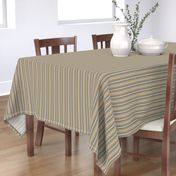 Warm Yellow Multistripe on Gray