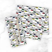 Olympic rowing oars white