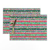 FNB3 - Stripes of Digital Glitter in Red - Pink - Green - Crosswise