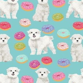 maltese dog fabric cute donuts design donut toy breeds fabric cute maltese dogs fabric cute dogs