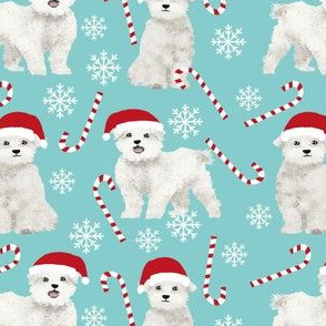 maltese dogs fabric cute xmas holiday christmas fabrics cute peppermint sticks and snowflakes fabric