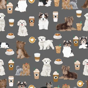toy dogs fabric cute coffee fabrics cute toy dog fabrics cute dogs charcoal coffee fabric