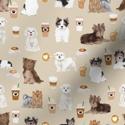 toy dogs fabric cute toy dog coffees fabric cute toy dogs fabric