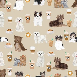 toy dogs fabric cute toy dog coffees fabric cute toy dogs fabric