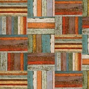 VINTAGE RETRO PARQUETRY WOOD MOSAIC PARQUET PLANK BOARDS TILES