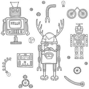 Hello Robots - Grey