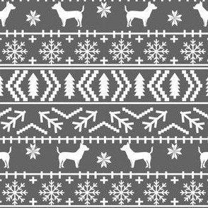 chihuahua dogs fabric fair isle fabrics christmas dogs christmas fabric chiahuahuas fabric