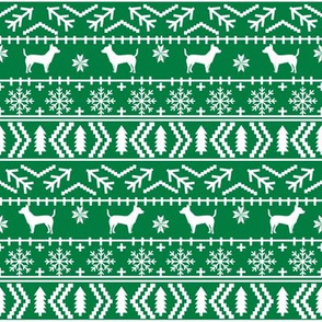 chihuahua dog fabrics cute xmas holiday fair isle design cute green christmas fabric 