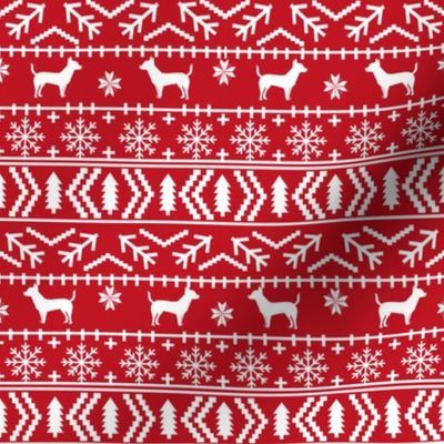 chihuahua dogs fabric cute christmas red holiday fabrics snowflakes christmas fabric chihuahuas fabric cute dogs fabric