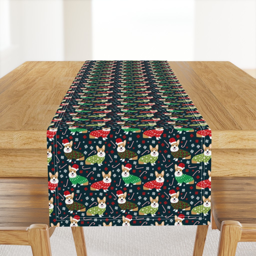 corgi holiday sweaters fabric xmas holiday fabric cute christmas corgis fabric cute corgi design