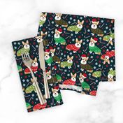 corgi holiday sweaters fabric xmas holiday fabric cute christmas corgis fabric cute corgi design