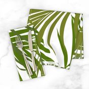 Palm leaf - green on white greenery tropical Palm leaves Palm tree 