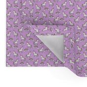 Cute Unicorn Rainbow in Purple Tiny 0,75 inch