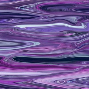  Liquid Purple Marbled Brush Strokes - Crosswise -LQPR
