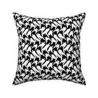 black and white houndstooth wave