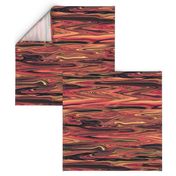 LBO - Liquid Burnt OrangeMarble, Molten Lava, Crosswise Grain, Large Scale