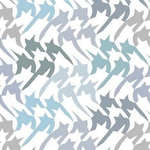 blue-grey houndstooth wave