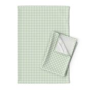 Unconditionally- Light Green & White Gingham Plaid 