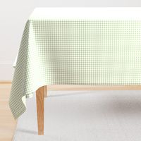 Unconditionally- Light Green & White Gingham Plaid 