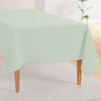 Unconditionally- Light Green & White Gingham Plaid 