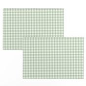 Unconditionally- Light Green & White Gingham Plaid 