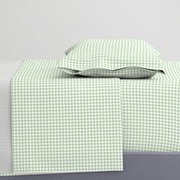 Unconditionally- Light Green & White Gingham Plaid 