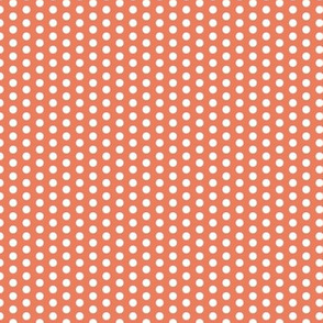 Unconditionally-Melon Orange Polka Dot