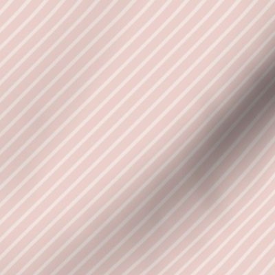 Unconditionally-Pink & Cream Diagonal Stripe