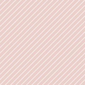 Unconditionally-Pink & Cream Diagonal Stripe