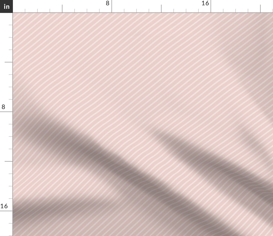 Unconditionally-Pink & Cream Diagonal Stripe