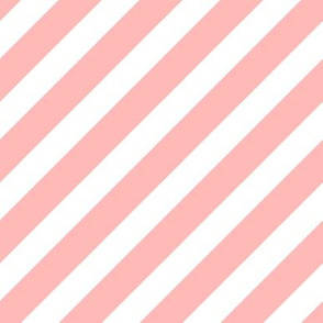 fox stripes pink stripe pink fox stripe cute fox coordinate diagonal fabric