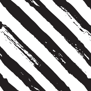  Black and white diagonal grunge paint brush lines