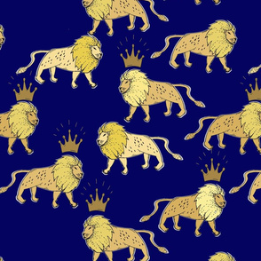 leo_lion_navy_and_gold