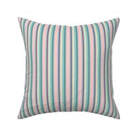 Aqua Blush Stripe 