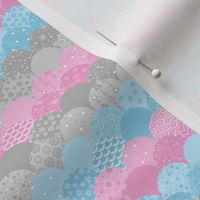Scallop Sea (Pink and Blue Small)