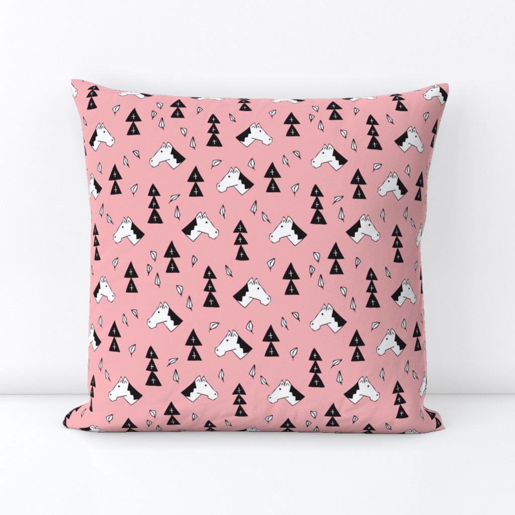 Dutch traditional Sinterklaas horse print pink