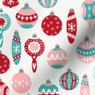 vintage christmas ornaments // vintage retro christmas christmas ornaments retro christmas fabrics cute vintage designs