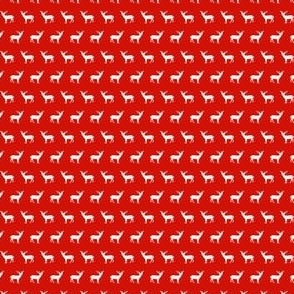 tiny red reindeer fabric cute christmas fabrics cute xmas holiday design