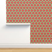 05868702 © geometric poinsettia 6 : red