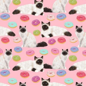 cat birman donuts cute cats donuts fabric cute cat design best cat lady fabrics cute birman seal point birman cat