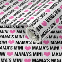 mama's mini personalized text girls cute fabric hearts 