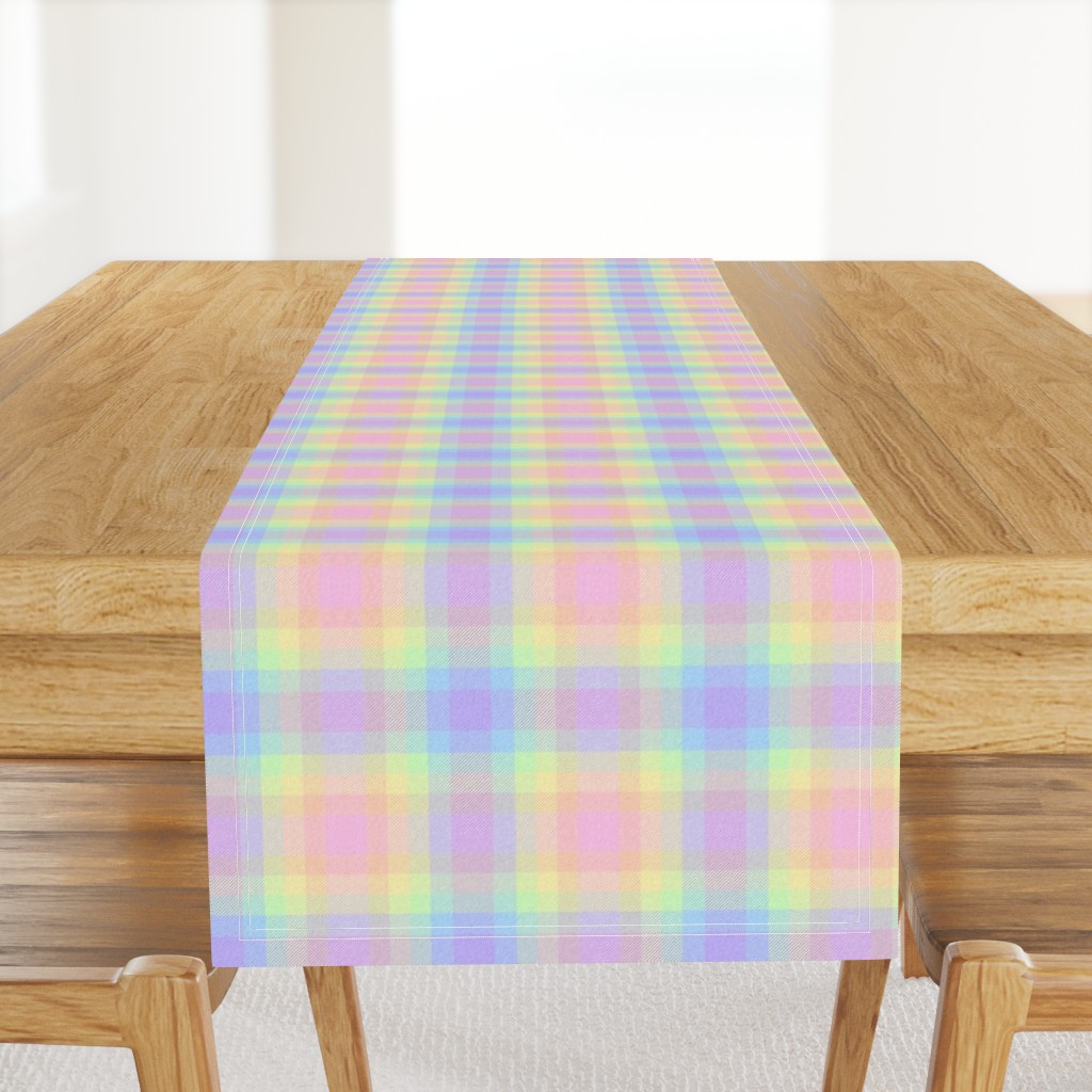 Pastel Gay Pride Plaid