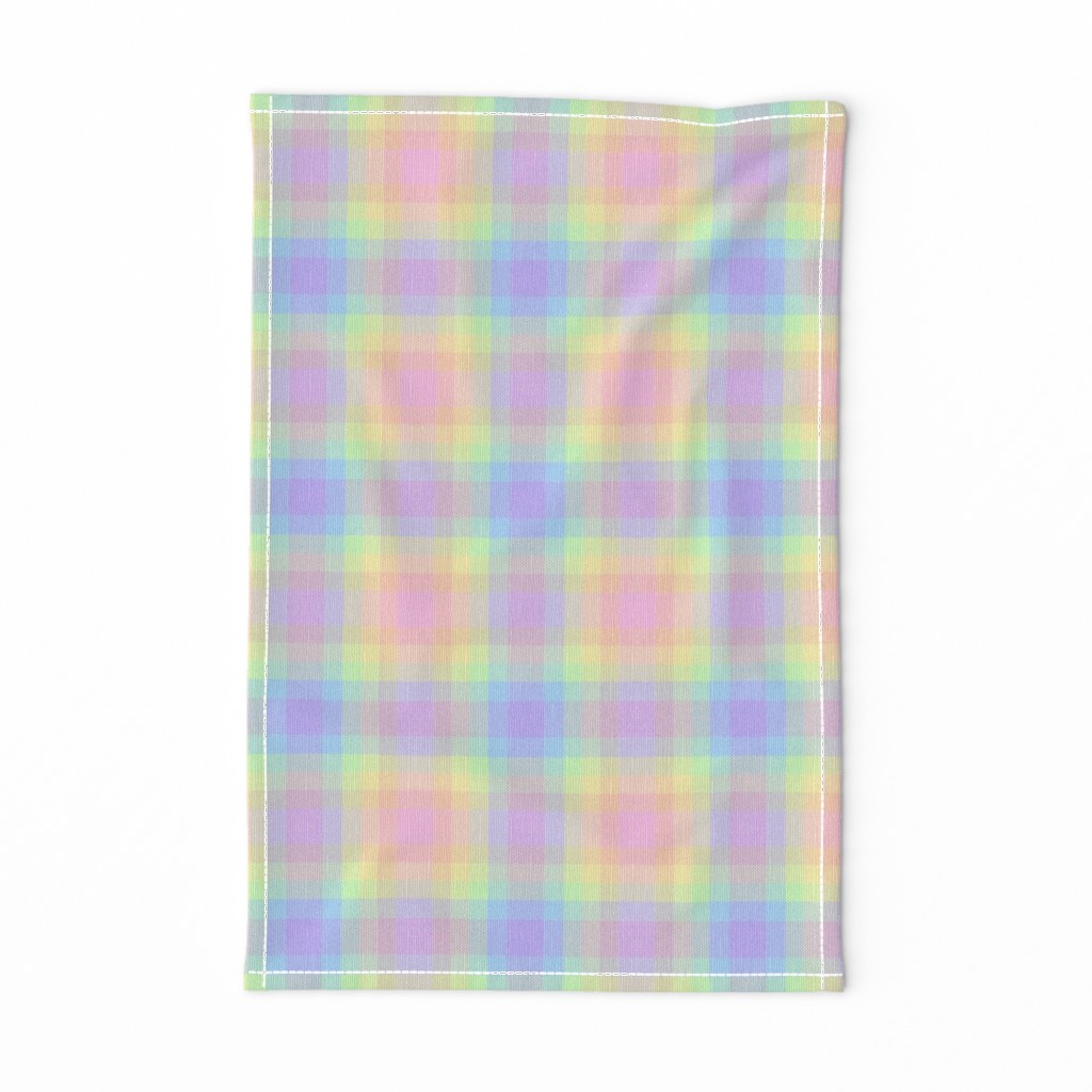 Pastel Gay Pride Plaid