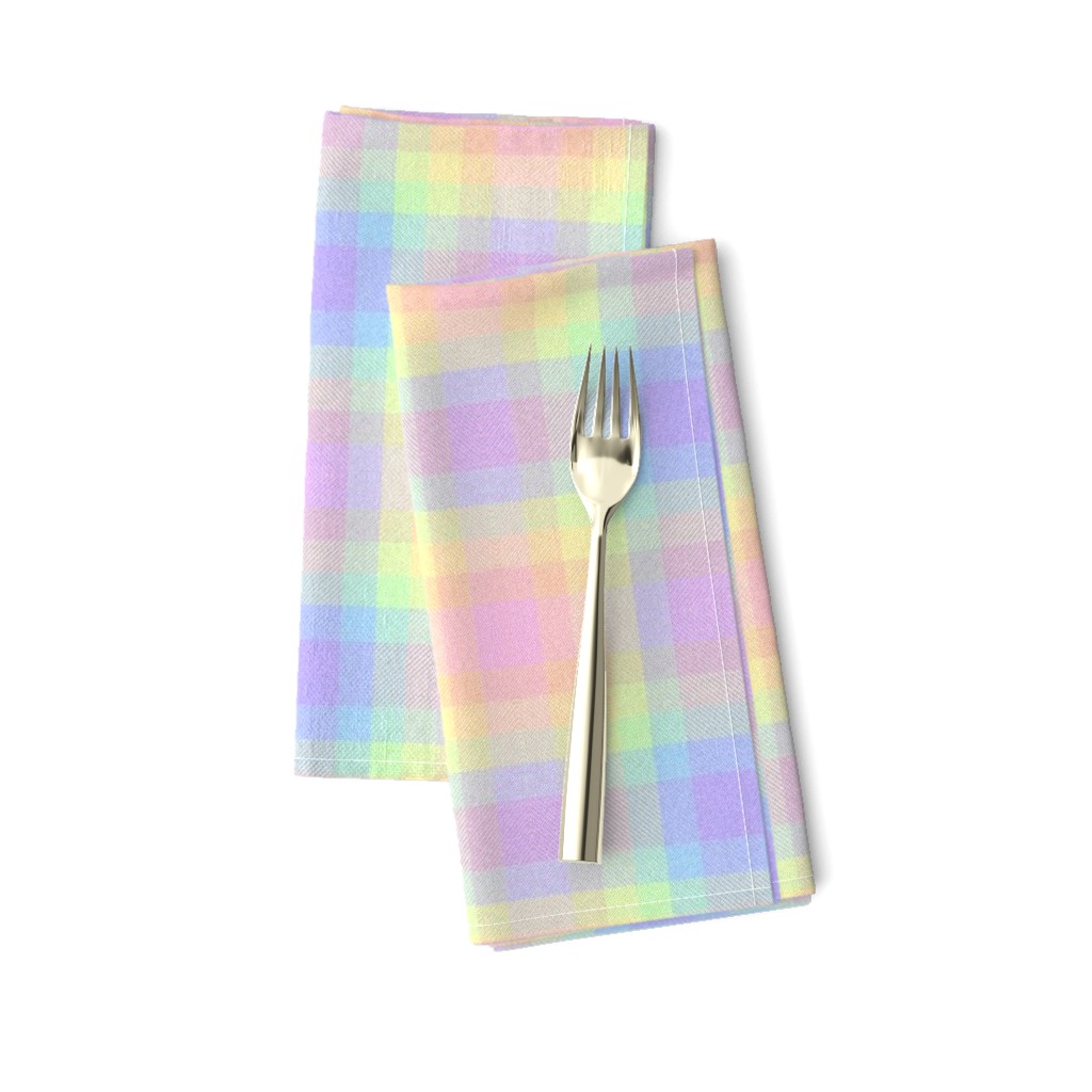 Pastel Gay Pride Plaid