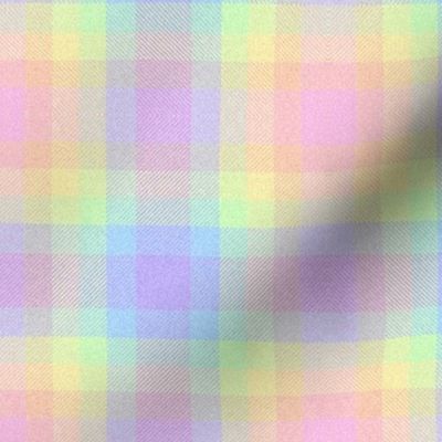 Pastel Gay Pride Plaid