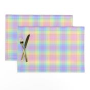 Pastel Gay Pride Plaid