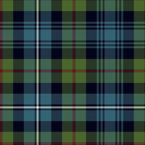 Robertson hunting Black Watch tartan, 10" ancient