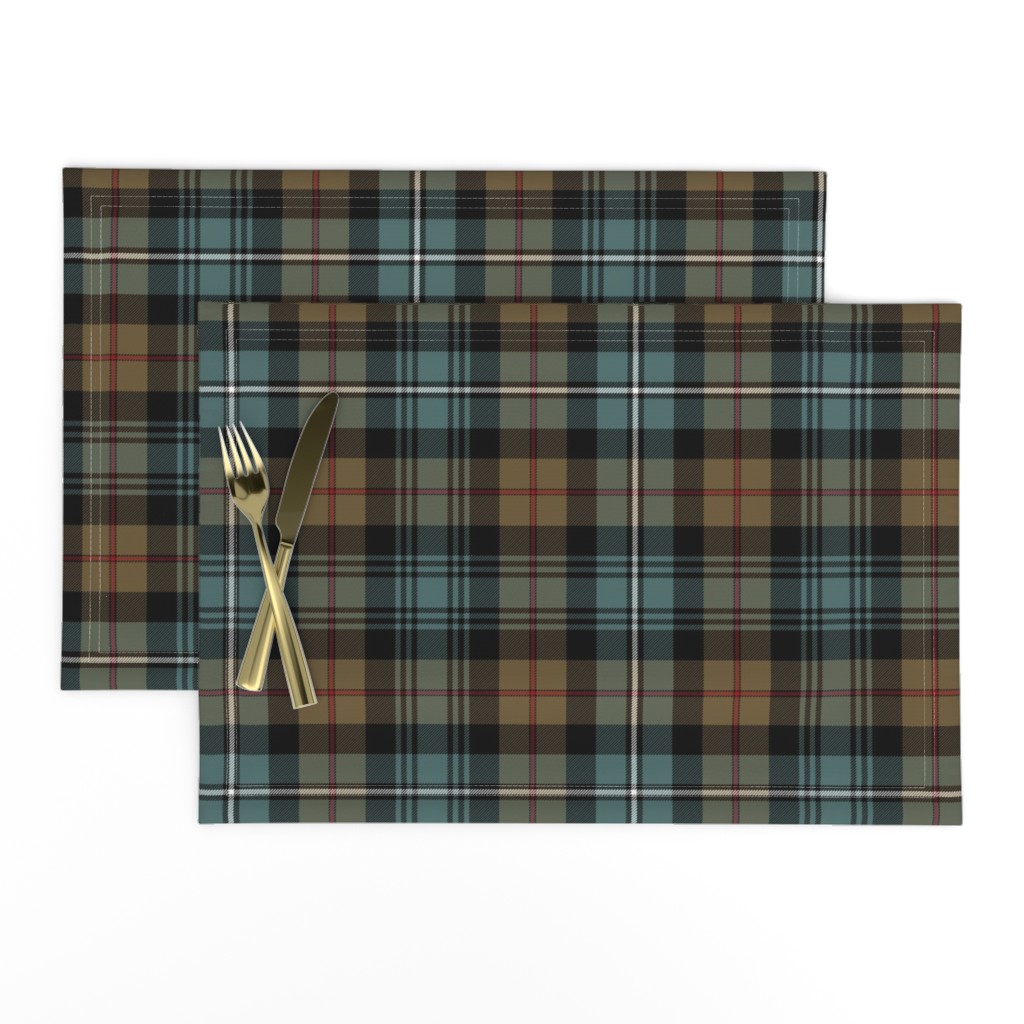 Robertson hunting Black Watch tartan, 10" weathered