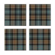 Robertson hunting Black Watch tartan, 10" weathered