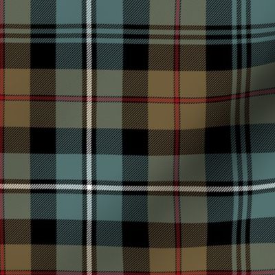 Robertson hunting Black Watch tartan, 10" weathered